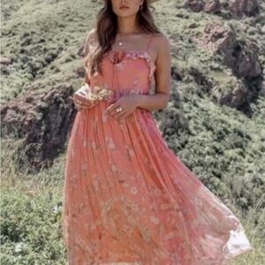 Spell RARE VINTAGE Hendrix Strappy Maxi size S.